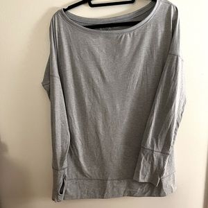 Gap Brushed Tech Jersey Long Sleeve Work Out Top Size XL